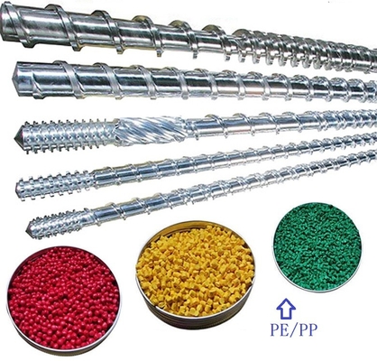 Barilotto bimetallico della vite per LDPE/HDPE/macchina stampaggio mediante soffiatura PE/dei pp/PVC